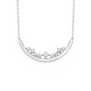 Necklaces Smiling Rocks | Drizzle 0.11Ct Lab Grown Diamond Necklace Nl-00367Wht