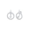 Earrings Smiling Rocks | Skyline 1.01Ct Wavy Earrings E-00442Wht