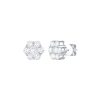 Earrings Smiling Rocks | Essentials 2.05Ct Cluster Flower Earrings E-00119Wht