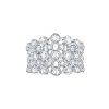 Rings Smiling Rocks | Bubbly 1.38Ctw Wedding Ring R-00397Wht