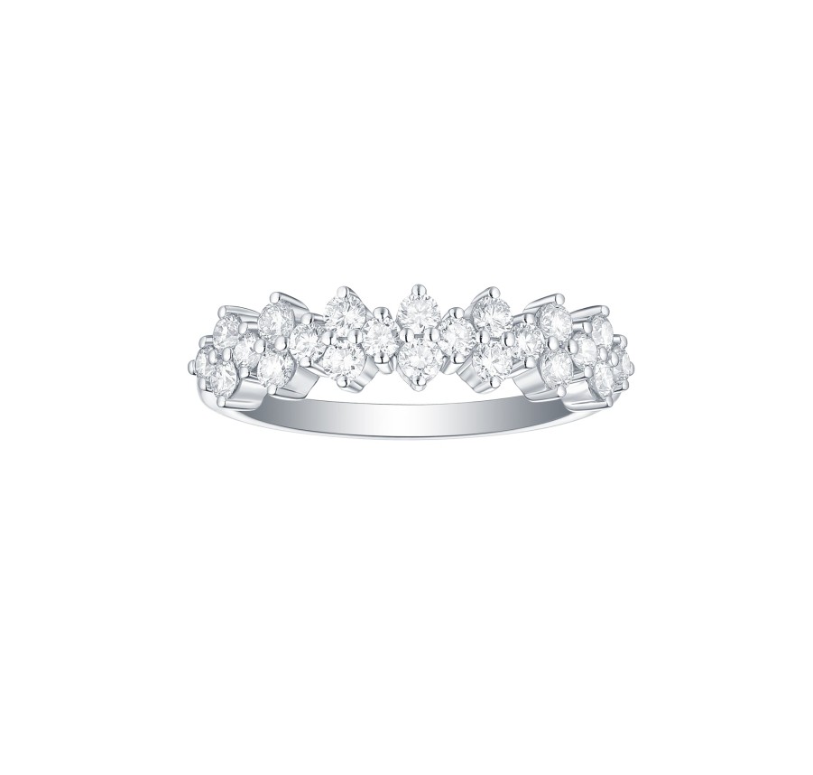 Rings Smiling Rocks | Essentials 0.68Ct Open Petite Ring R-00296Wht