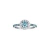 Rings Smiling Rocks | Blush Blue 0.91Ctw Lab Grown Diamond Ring R-00472Blu White Gold