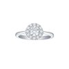 Rings Smiling Rocks | Engagement 0.76Ct Halo Ring R-00060Wht