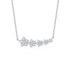 Necklaces Smiling Rocks | Shooting Stars 0.30Ctw Lab Grown Diamonds Necklace Nl-00737Wht White Gold