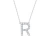 Necklaces Smiling Rocks | My Type 0.27Ct "R" Lab Grown Diamond Necklace Nl-00163Wht