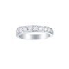 Rings Smiling Rocks | Lab Grown Diamond 0.95Ctw Half Eternity Band R-01930Wht