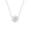 Necklaces Smiling Rocks | Essentials 0.50Ct Petite Necklace Nl-00308Wht