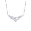 Necklaces Smiling Rocks | Drizzle 0.27Ct Lab Grown Diamond Necklace Nl-00370Wht