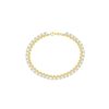 Bracelets Smiling Rocks | Lab Grown 3.21Ct Round Diamond With Bead Ball Bracelet Yellow Gold