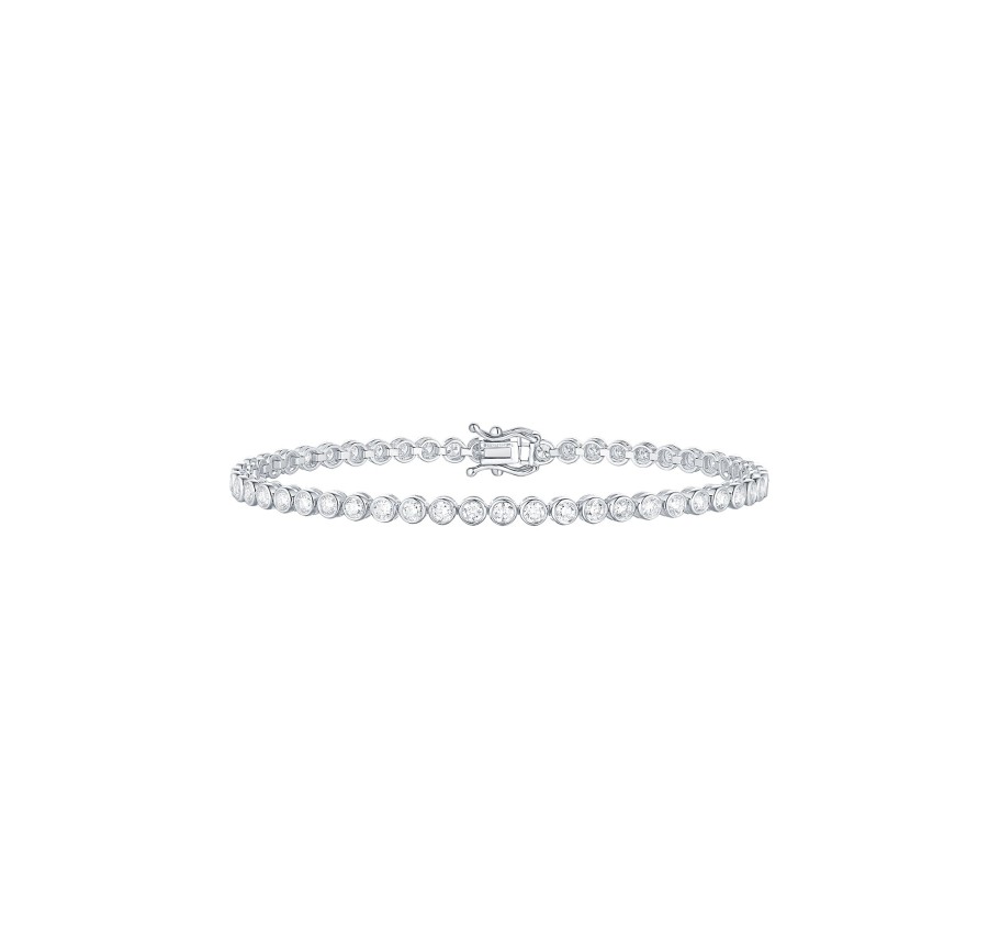 Bracelets Smiling Rocks | Bubbly Lab Grown Diamonds 2.63Ct Bracelet Bl-00429Wht