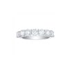 Rings Smiling Rocks | Wedding Band In 2.12Ctw Seven Stone Ring R-00649Wht