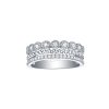 Rings Smiling Rocks | Bubbly 0.48Ct Lab Grown Diamonds Ring R-00213Wht