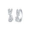 Earrings Smiling Rocks | Drizzle 0.94Ct Lab Grown Diamond Earrings E-00358Wht