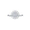 Rings Smiling Rocks | Petite Sun 0.29Ctw Lab Grown Diamond Ring R-00734Wht White Gold