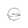 Rings Smiling Rocks | Skyline 0.52Ct Circle Ring R-00373Wht