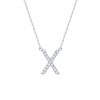 Necklaces Smiling Rocks | My Type 0.20Ct "X" Lab Grown Diamond Necklace Nl-00169Wht