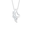 Necklaces Smiling Rocks | Drizzle 0.22Ct Lab Grown Diamond Necklace Nl-00369Wht