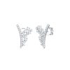 Earrings Smiling Rocks | Drizzle 0.61Ct Lab Grown Diamond Earrings E-00366Wht