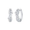 Earrings Smiling Rocks | Drizzle 0.63Ct Lab Grown Diamond Earrings E-00346Wht