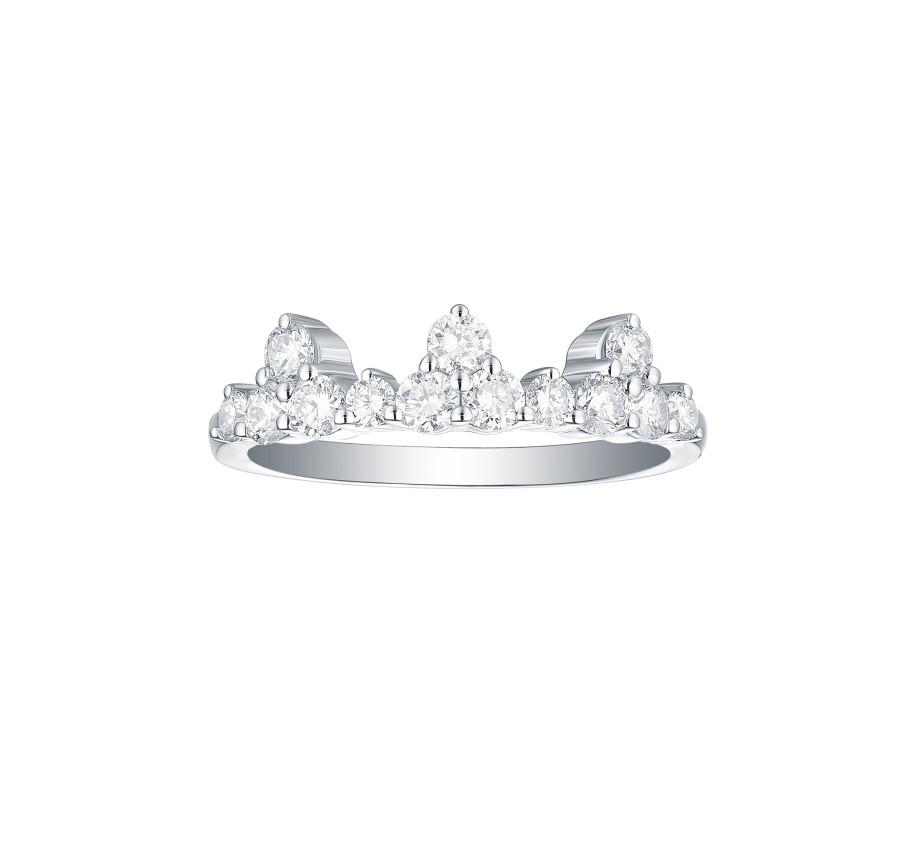 Rings Smiling Rocks | Essentials 0.77Ct Open Petite Ring R-00298Wht