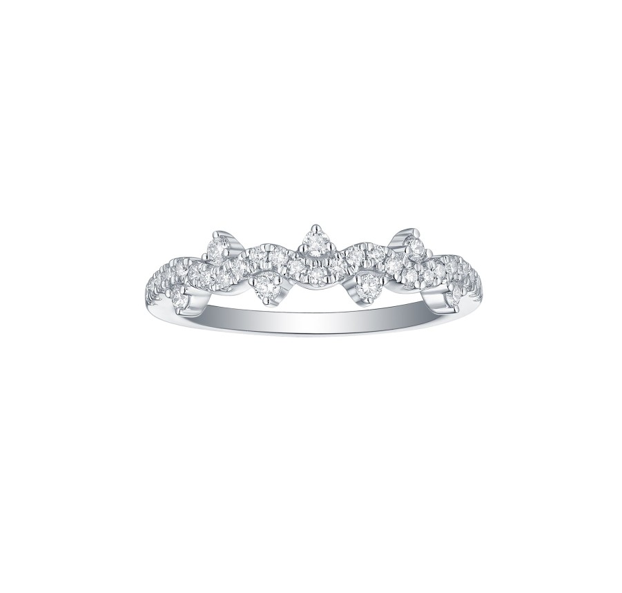 Rings Smiling Rocks | Drizzle 0.31Ct Lab Grown Diamond Ring R-00332Wht