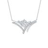 Necklaces Smiling Rocks | Drizzle 0.54Ct Lab Grown Diamond Necklace Nl-00354Wht