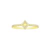 Rings Smiling Rocks | Sparkle 0.20Ctw Lab Grown Diamond Ring R-00714Wht Yellow Gold