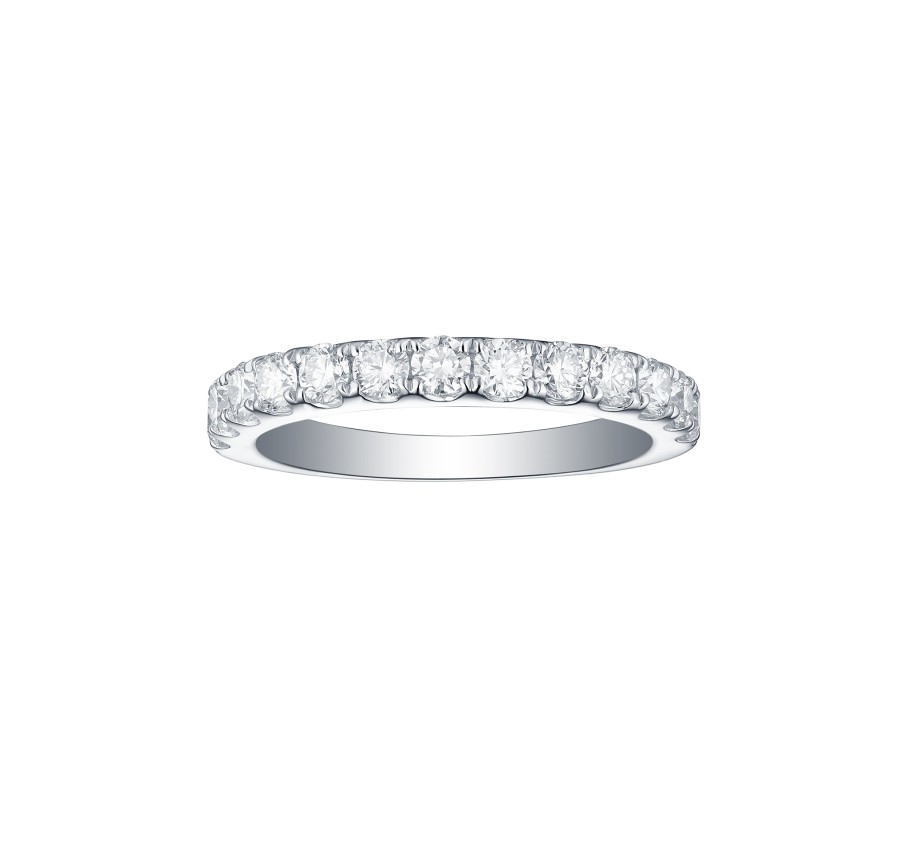 Rings Smiling Rocks | Essentials 1Ct Half Eternity Band R-00014Wht