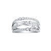 Rings Smiling Rocks | Bubbly 0.62Ct Lab Grown Diamonds Ring R-00320Wht