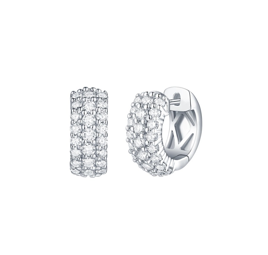 Earrings Smiling Rocks | Essentials 1.16Ct Petite Earrings E-00413Wht