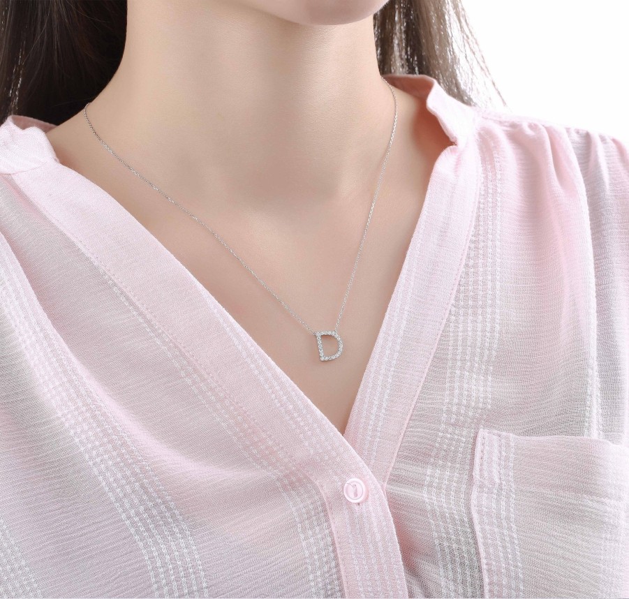 Necklaces Smiling Rocks | My Type 0.26Ct "D" Lab Grown Diamond Necklace Nl-00149Wht