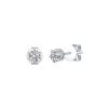 Earrings Smiling Rocks | Essentials 0.50Ct Solitaire Earrings E-00121Wht