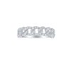 Rings Smiling Rocks | Lab Grown Diamond 0.52Ctw Linking Chain Ring R-02107Wht