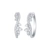 Earrings Smiling Rocks | Drizzle 0.84Ct Lab Grown Diamond Earrings E-00340Wht