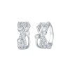 Earrings Smiling Rocks | Bubbly 1.02Ct Lab Grown Diamonds Earrings E-00327Wht