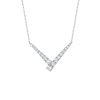 Necklaces Smiling Rocks | Essentials 0.52Ct Geometric Necklace Nl-00302Wht