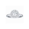 Rings Smiling Rocks | Engagement 1.35Ct Halo Ring R-00062Wht