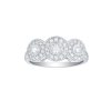 Rings Smiling Rocks | Essentials 0.62Ct Circles Ring R-00264Wht