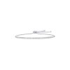 Bracelets Smiling Rocks | Essentials 0.96Ct Linear Bolo Bracelet Bl-00139Wht