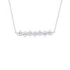 Necklaces Smiling Rocks | Drizzle 0.28Ct Lab Grown Diamond Necklace Nl-00333Wht