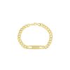 Bracelets Smiling Rocks | Lab Grown Diamond 0.38Ctw Chain Linking Bar Bracelet Bl-02010Wht