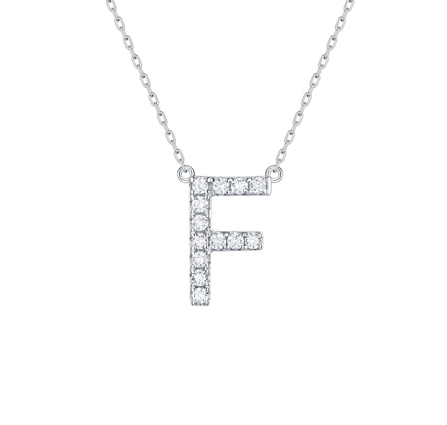 Necklaces Smiling Rocks | My Type 0.20Ct "F" Lab Grown Diamond Necklace Nl-00151Wht