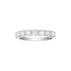 Rings Smiling Rocks | Wedding Band In 1Ctw Seven Stone Ring R-00648Wht