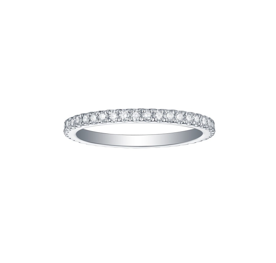 Rings Smiling Rocks | Essentials 0.50Ct Eternity Band R-00018Wht