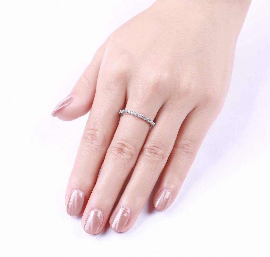 Rings Smiling Rocks | Essentials 0.50Ct Eternity Band R-00018Wht