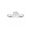 Rings Smiling Rocks | Bridal 1.02Ctw Solitaire Ring Lab Grown Diamond R-00532Wht White Gold