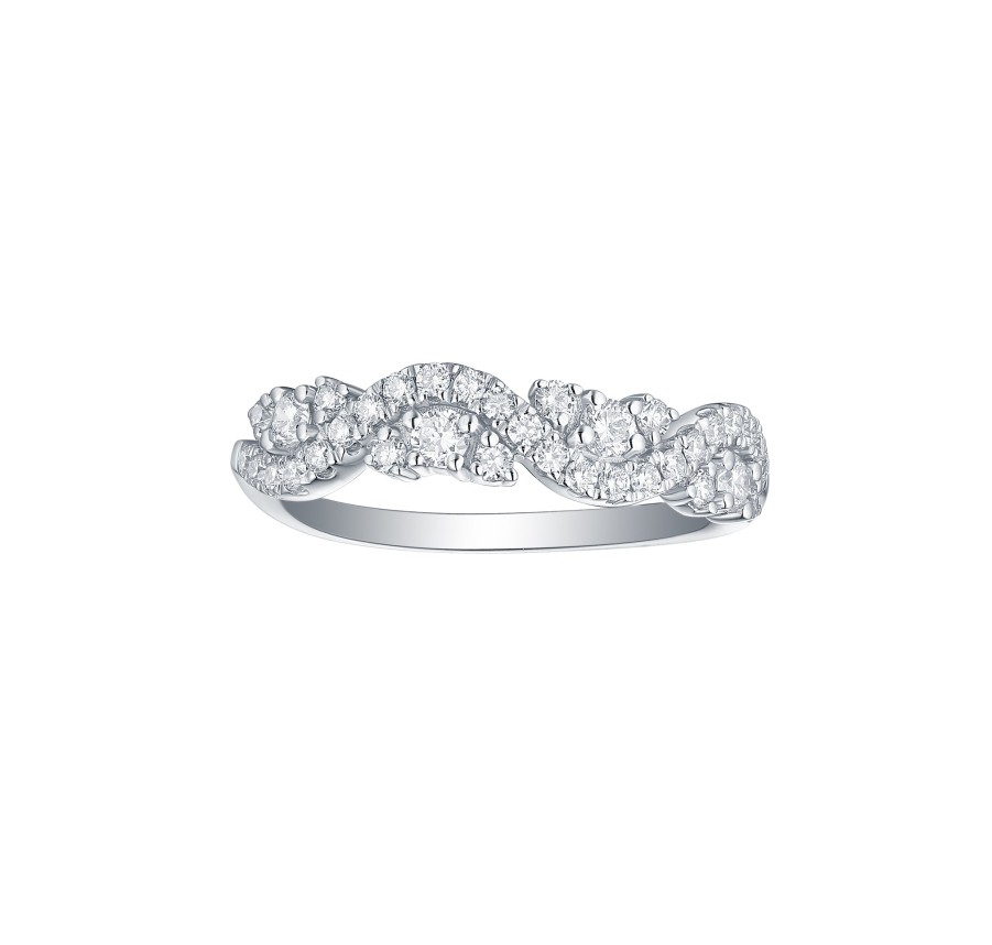 Rings Smiling Rocks | Drizzle 0.56Ct Lab Grown Diamond Ring R-00359Wht