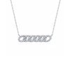 Necklaces Smiling Rocks | Lab Grown Diamond 0.46Ctw Linking Chain Necklace Nl-01997Wht